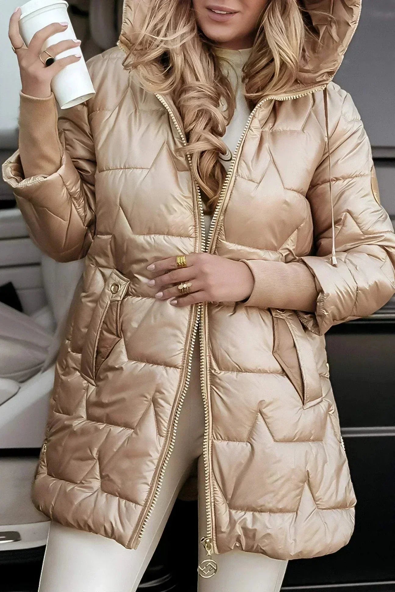 Marcella™ | Elegant efterårsjakke med hætte