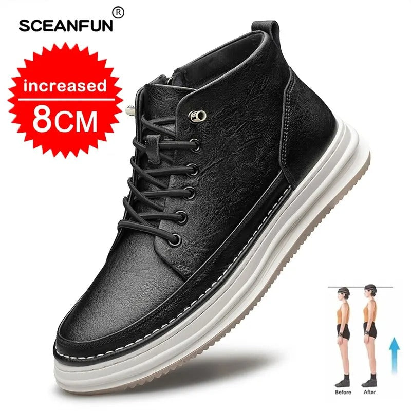 Lex™ | Casual sneakers med usynlig høyde +6 cm / +8 cm