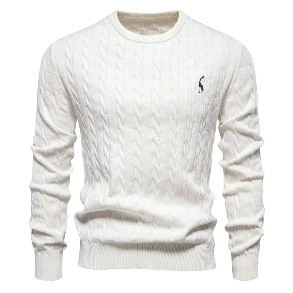 Falkner Strikkemoderne Herrepullover
